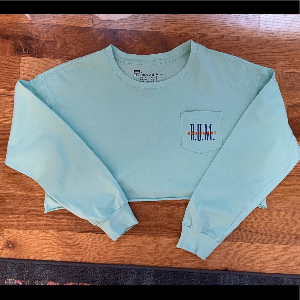 B.U.M Equipment Long Sleeve Cropped Tee